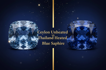 Ceylon Unheated vs Thailand Heated Blue Sapphire: Complete Guide to Quality, Price & Astrological Significance - Venus Gems