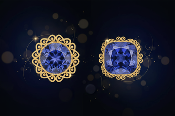 Kashmir Blue Sapphire - 4.21 ct and 4.69 ct IGI Certified Unheated Jammu Neelam Natural Blue Sapphires - Venus Gems