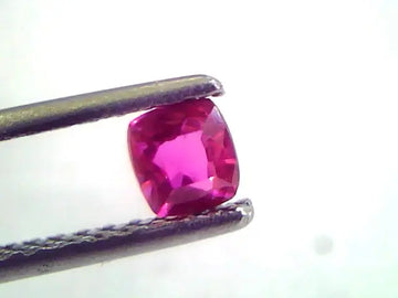 0.41 Ct IGI Certified Unheated Untreted Natural Mozambique Ruby AAAAA