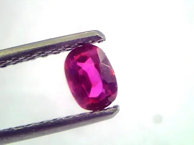 0.48 Ct IGI Certified Unheated Untreted Natural Mozambique Ruby AAAAA - Venus Gems