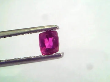 0.49 Ct IGI Certified Unheated Untreated Natural Mozambique Ruby AAAAA - Venus Gems