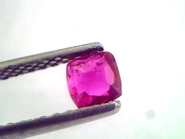 0.56 Ct IGI Certified Unheated Untreted Natural Mozambique Ruby AAAAA - Venus Gems
