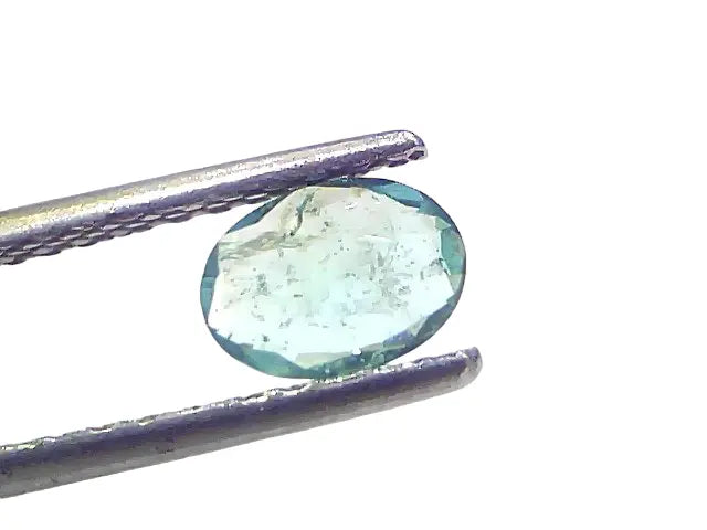 0.60 Ct Certified Untreated Natural Zambian Emerald Gemstone Panna