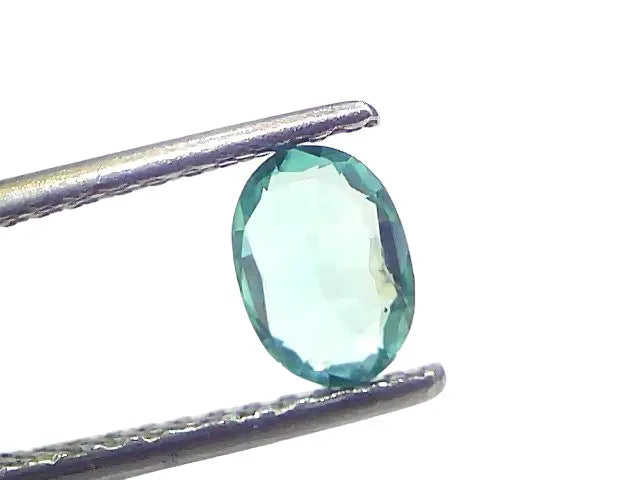 0.62 Ct Certified Untreated Natural Zambian Emerald Gemstone Panna