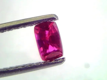 0.61 Ct IGI Certified Unheated Untreted Natural Mozambique Ruby AAAAA - Venus Gems
