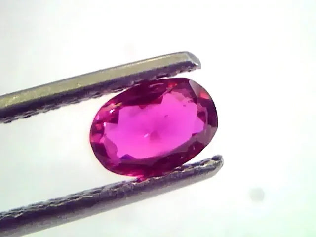 0.63 Ct IGI Certified Unheated Untreted Natural Mozambique Ruby AAAAA - Venus Gems