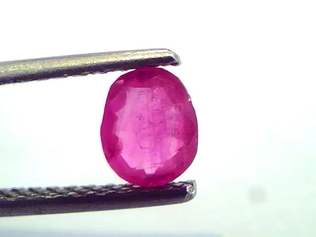 0.66 Ct Certified Unheated Untreted Natural Old Burma Mines Ruby