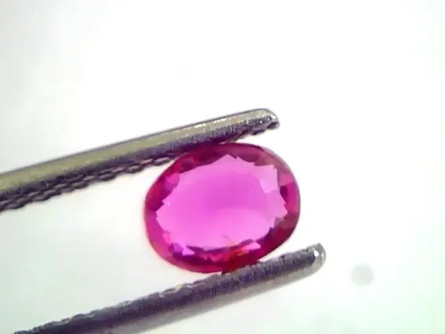0.65 Ct IGI Certified Unheated Untreted Natural Mozambique Ruby AAAAA - Venus Gems