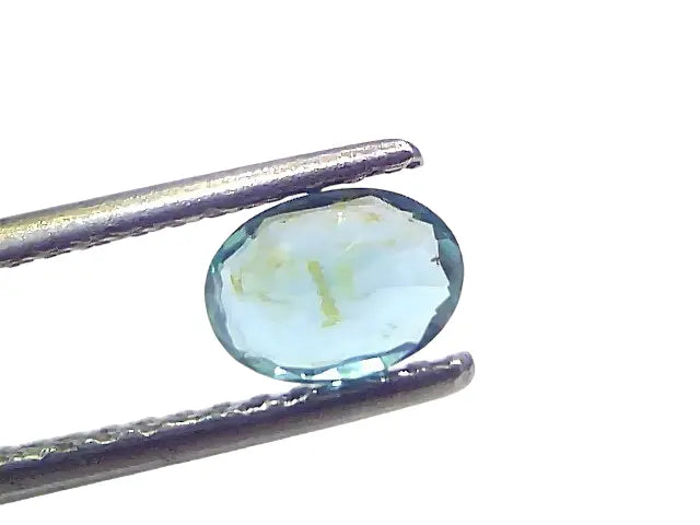 0.70 Ct Certified Untreated Natural Zambian Emerald Gemstone Panna