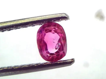0.69 Ct IGI Certified Unheated Untreated Natural Old Burma Ruby AAA - Venus Gems