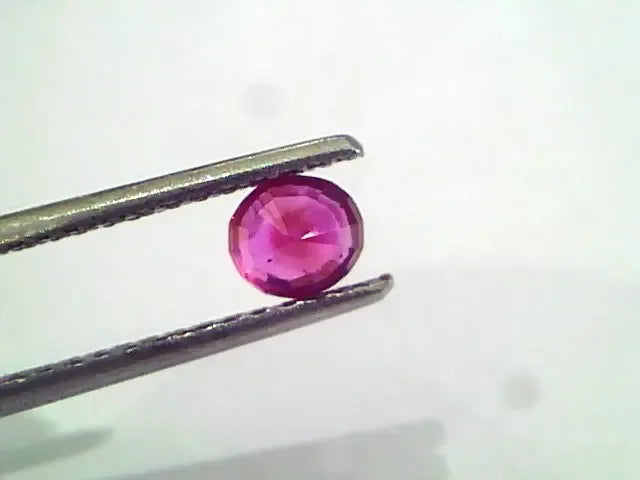 0.65 Ct Certified Unheated Untreated Natural Mozambique Ruby AAAAA - Venus Gems