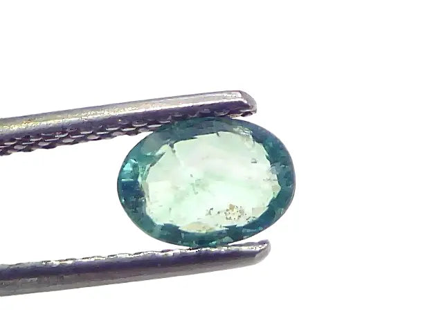 0.72 Ct Certified Untreated Natural Zambian Emerald Gemstone Panna