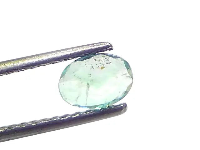 0.72 Ct Certified Untreated Natural Zambian Emerald Gemstone Panna