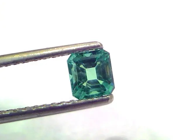 0.78 Ct GII Certified Untreated Natural Zambian Emerald Gemstone AAAAA