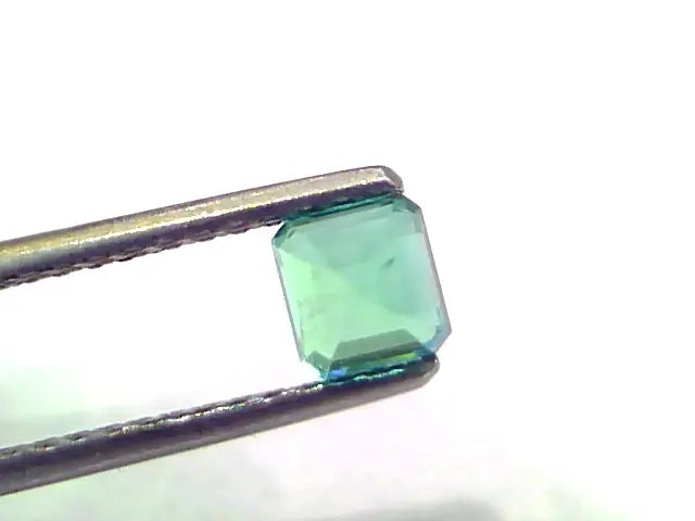 0.78 Ct GII Certified Untreated Natural Zambian Emerald Gemstone AAAAA