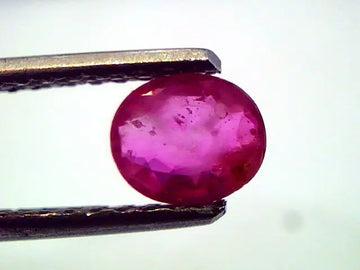 0.87 Ct Unheated Untreated Old Burma Mines Natural Ruby **RARE**