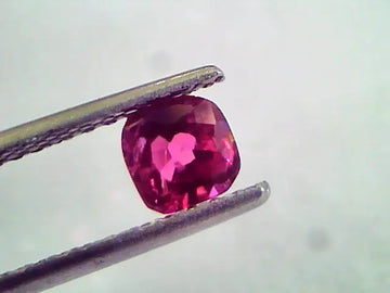 0.85 Ct IGI Certified Unheated Untreted Natural Mozambique Ruby AAAAA