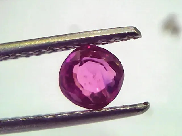 0.87 Ct IGI Certified Unheated Untreated Natural Old Burma Ruby AAA - Venus Gems