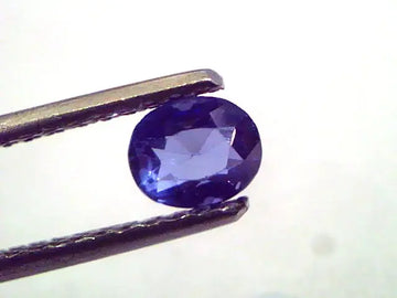0.84 Ct Unheated Untreated Natural Ceylon Blue Sapphire Neelam