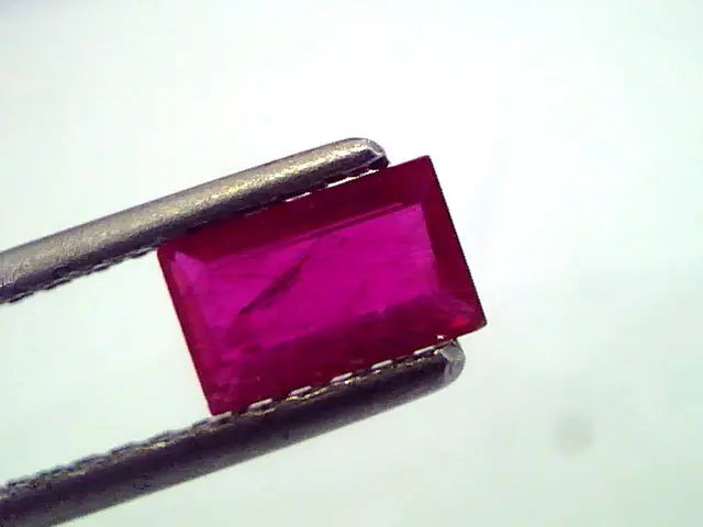 0.93 Ct Certified Unheated Untreated Natural Mozambique Ruby