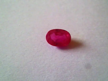 0.95 Ct Unheated Untreated Natural Old Burma Mines Ruby Gemstone