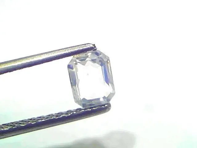 1.00 Ct Certified Unheated Untreated Natural Ceylon White Sapphire - Venus Gems