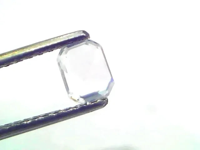 1.00 Ct Certified Unheated Untreated Natural Ceylon White Sapphire - Venus Gems