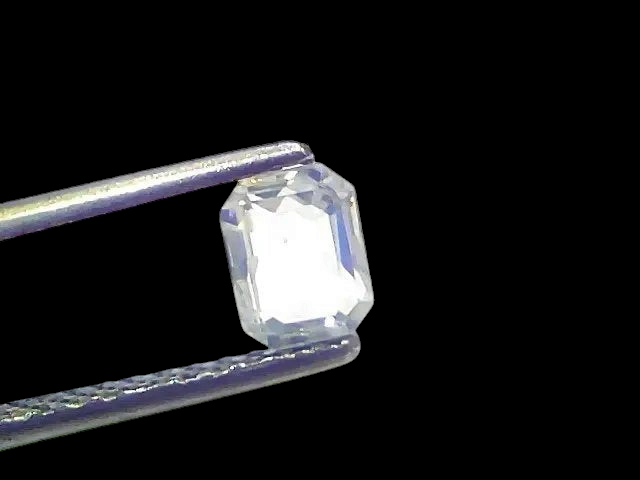 1.00 Ct Certified Unheated Untreated Natural Ceylon White Sapphire - Venus Gems