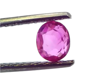 0.79 Ct IGI Certified Unheated Untreated Natural Old Burma Ruby AAA - Venus Gems