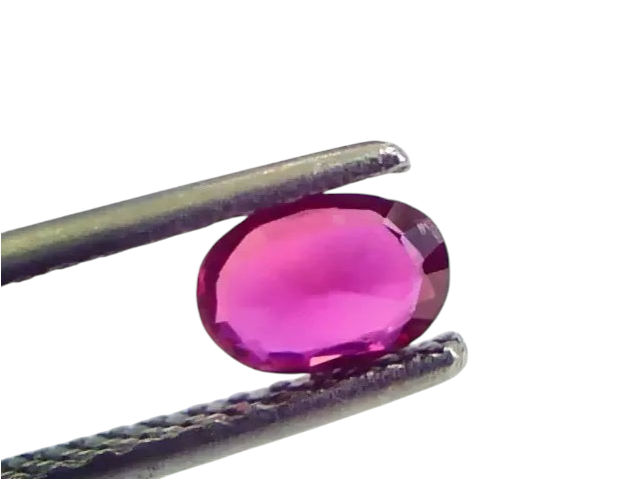 0.63 Ct IGI Certified Unheated Untreted Natural Mozambique Ruby AAAAA - Venus Gems