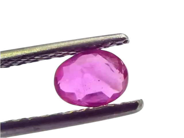 0.67 Ct IGI Certified Unheated Untreated Natural Old Burma Ruby AAA - Venus Gems