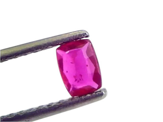 0.51 Ct IGI Certified Unheated Untreted Natural Mozambique Ruby AAAAA - Venus Gems