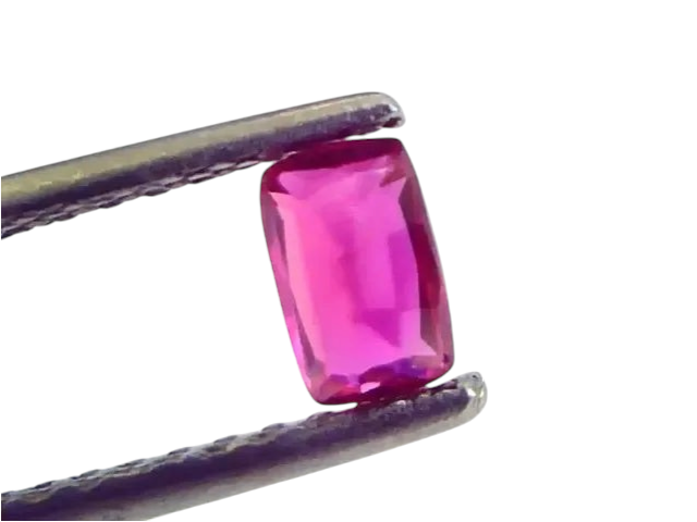 0.61 Ct IGI Certified Unheated Untreted Natural Mozambique Ruby AAAAA - Venus Gems