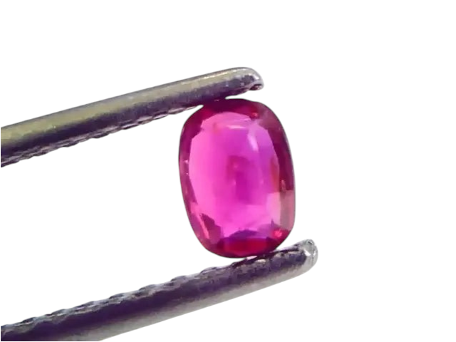 0.48 Ct IGI Certified Unheated Untreted Natural Mozambique Ruby AAAAA - Venus Gems