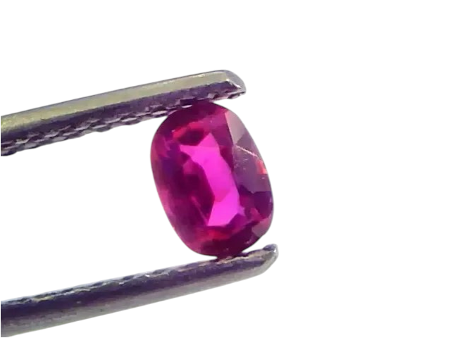0.48 Ct IGI Certified Unheated Untreted Natural Mozambique Ruby AAAAA - Venus Gems