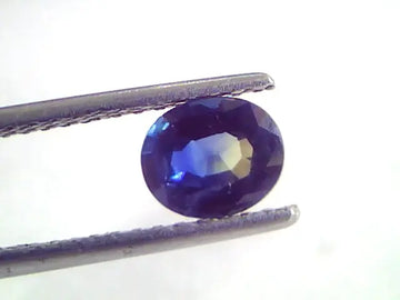 1.02 Ct Unheated Untreated Natural Ceylon Blue Sapphire Neelam