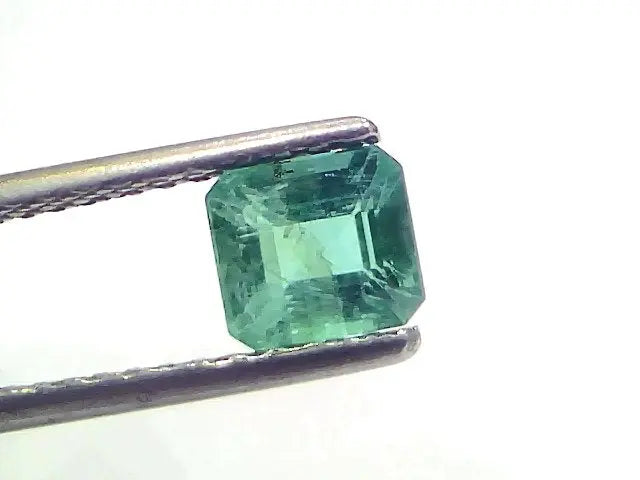 1.00 Ct Certified Untreated Natural Zambian Emerald Gemstone Panna