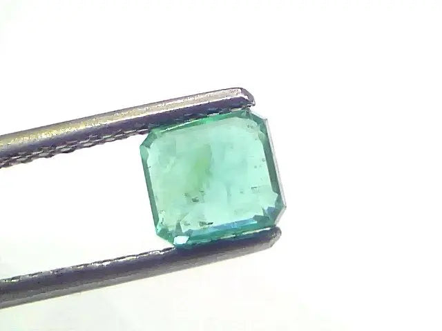 1.00 Ct Certified Untreated Natural Zambian Emerald Gemstone Panna