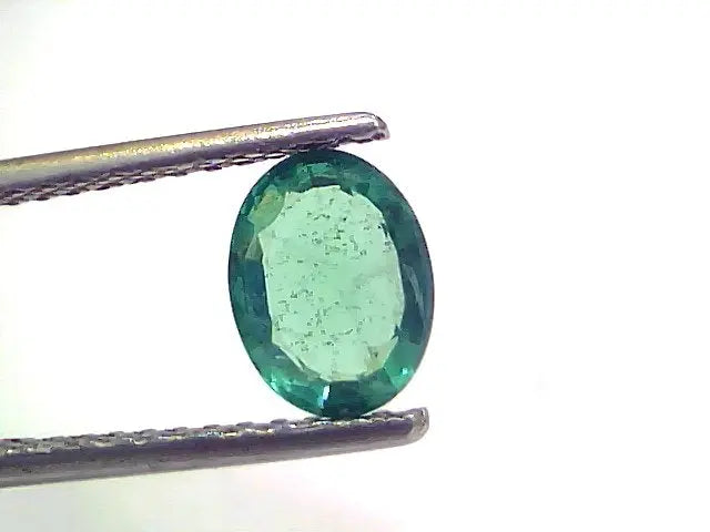 1.03 Ct GII Certified Untreated Natural Zambian Emerald Gemstone