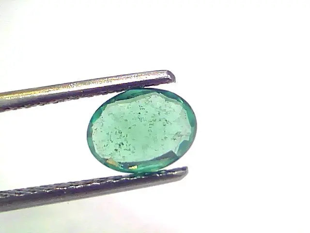 1.03 Ct GII Certified Untreated Natural Zambian Emerald Gemstone