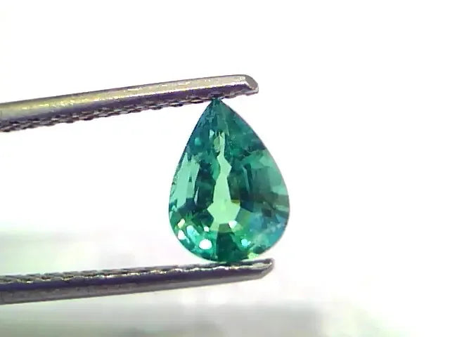 1.08 Ct GII Certified Untreated Natural Zambian Emerald Gemstone AAAAA - Venus Gems