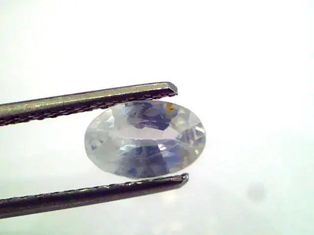 1.14 Ct Unheated Untreated Natural White Sapphire Gemstone