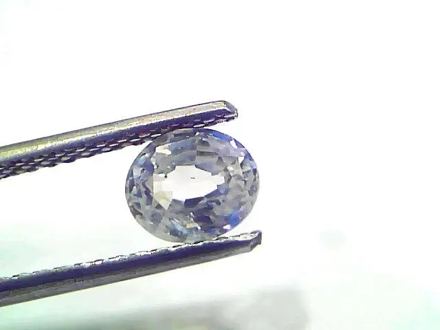 1.07 Ct Certified Unheated Untreated Natural Ceylon White Sapphire