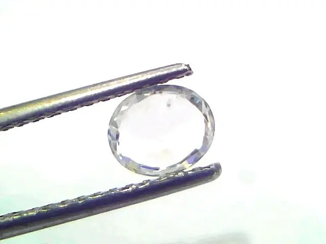 1.07 Ct Certified Unheated Untreated Natural Ceylon White Sapphire