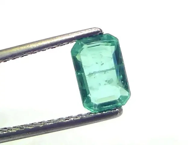 1.15 Ct Certified Untreated Natural Zambian Emerald Gemstone Panna - Venus Gems