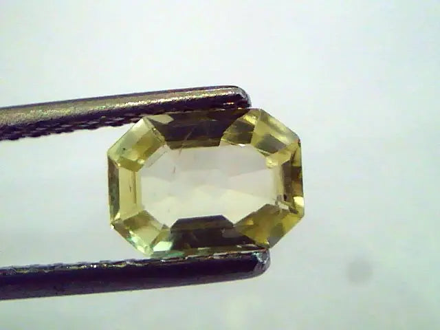 1.17 Ct Unheated Untreated Natural Ceylon Yellow Sapphire/Pukhraj