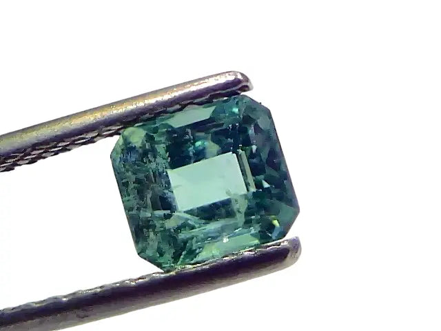 1.18 Ct Certified Untreated Natural Zambian Emerald Gemstone Panna