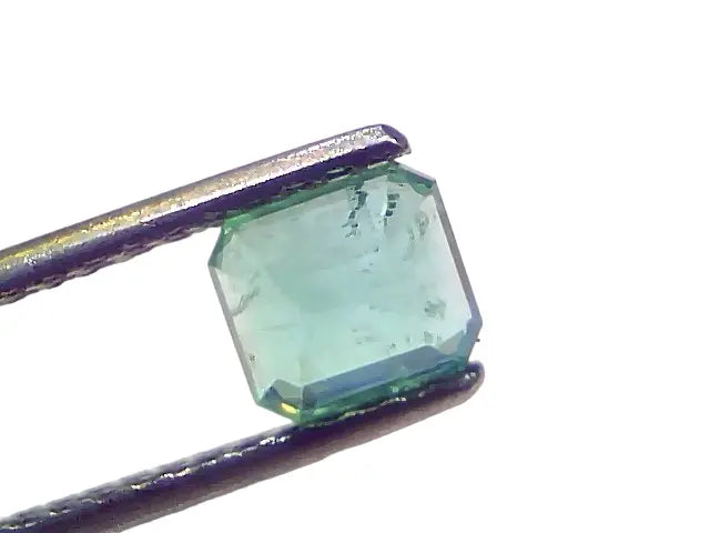 1.18 Ct Certified Untreated Natural Zambian Emerald Gemstone Panna
