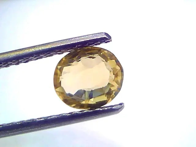 1.20 Ct Certified Unheated Untreated Natural Ceylon Yellow Sapphire
