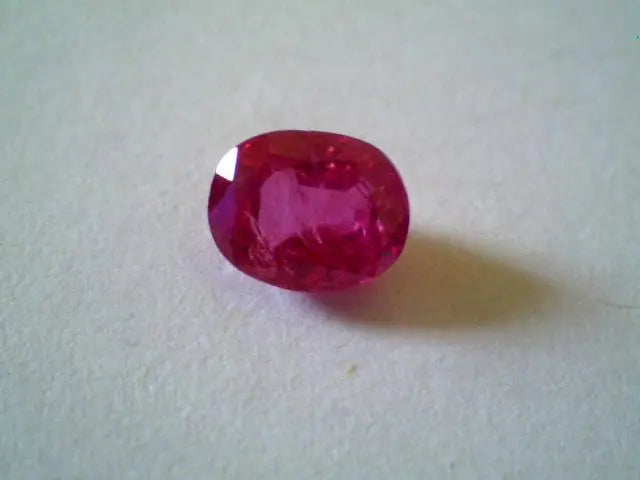 1.21 Ct Unheated Untreated Natural Old Burma Mines Ruby Gemstone